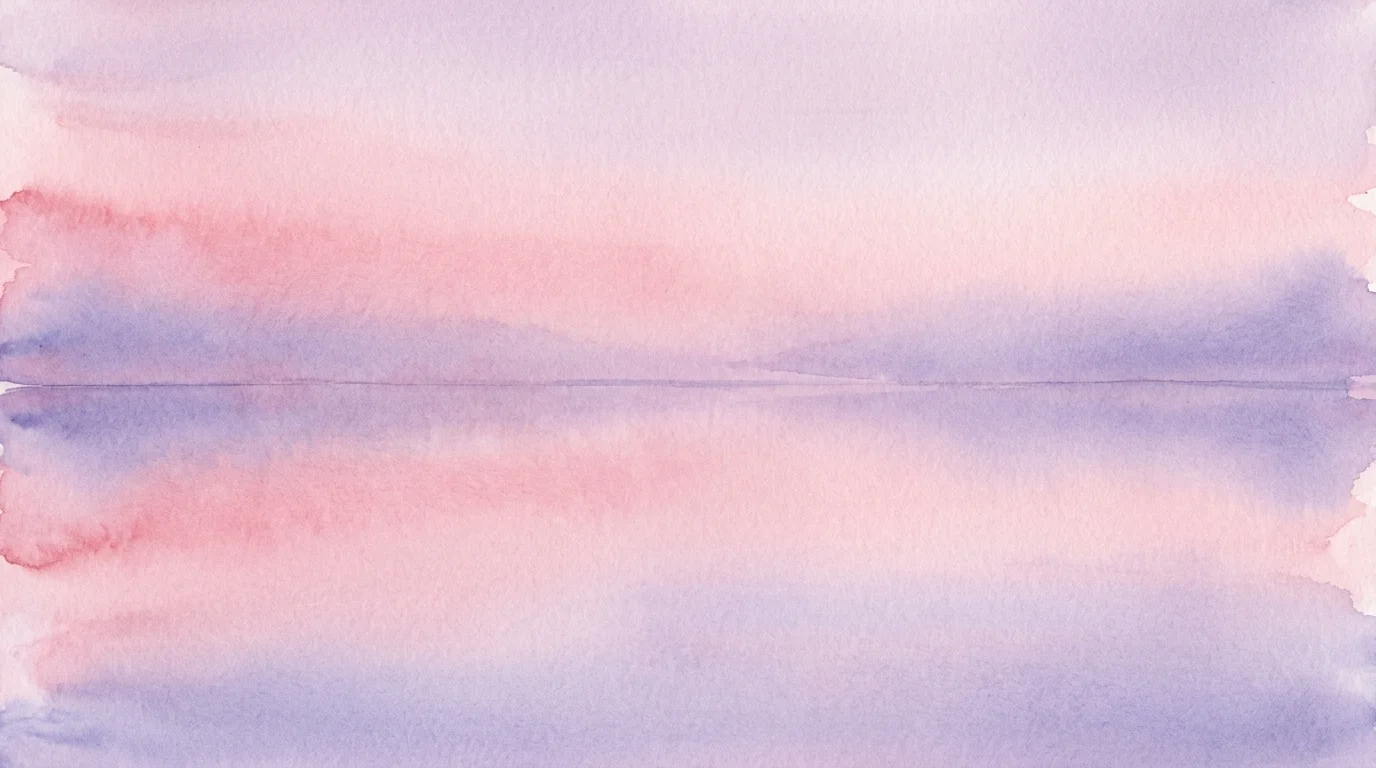 A still water surface and the way of the heart